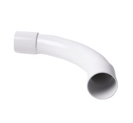 Koleno pro tuhou trubku PVC   4125 HB  bílé