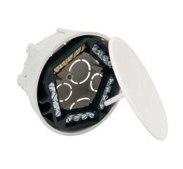 Krabice odbočná pod omítku s víčkem a svorkovnicí KR  97/5