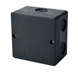 Krabice na povrch IP66 s víčkem 81x81x50mm černá Kopos KSK 80_FA