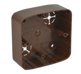 Krabice lištová LK 80X28 T_I2 pro Tango hnědá (tmavý dub) 80,5x80,5x28mm Kopos