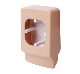 Nosič přístrojový 2 zásuvky PNLP 35 2Z bříza růžová