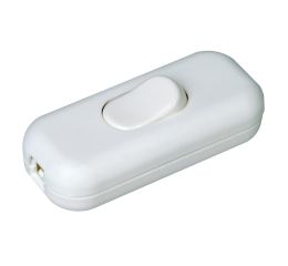 Vypínač 1913.1700.0 bílý, šňůrový, průběžný, 2A