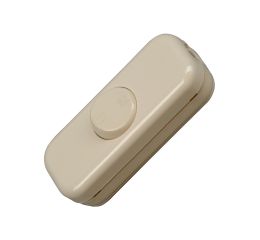 Vypínač 1936.0100.8 bílý, šňůrový, průběžný, 10A