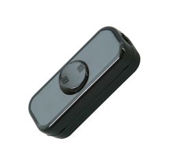 Vypínač 1936.0500.2 černý, šňůrový, průběžný, 10A