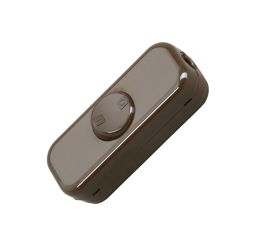 Vypínač 1936.0600.3 hnědý, šňůrový, průběžný, 10A