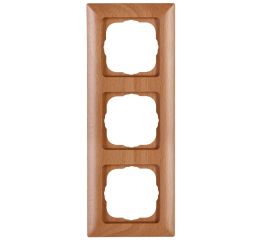 Ontario rámeček 3-násobný buk přírodní dřevo 3067.1554.1 Kopp