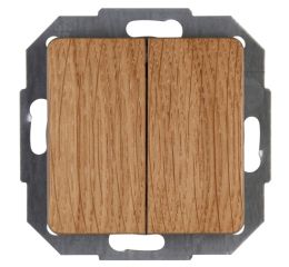 Ontario  vypínač č.5 lustrový sériový dub přírodní dřevo 6185.3053.5 Kopp