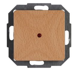 Ontario vypínač s kontrolkou buk přírodní dřevo 6196.3108.0 Kopp