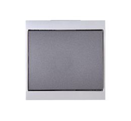 THAYA  vypínač č.6 schodišťový kompletní antracit stříbrný proužek 6206.1553.8 Kopp