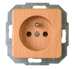 Ontario  zásuvka 230V buk přírodní dřevo 9200.3154.6 Kopp