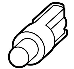 LEDWB-G LED dioda zelená,18 – 30 V DC/7 – 12,5 mA