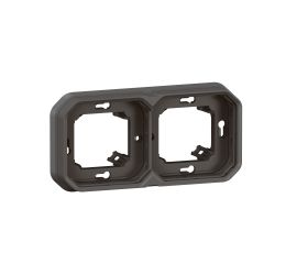Plexo IP55 rámeček dvojnásobný vodorovný i svislý antracit Legrand 069607L