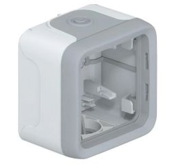 Plexo IP55 nástěnná krabice jednonásobná šedá Legrand 069651