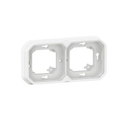 Plexo IP55 rámeček dvojnásobný vodorovný i svislý bílá Legrand 069694L