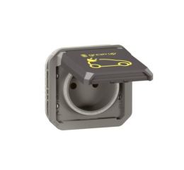Plexo IP55 zásuvka venkovní pro pro elektromobily 16A antracit Legrand 069885L
