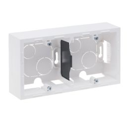 Suno krabice pro povrchovou montáž dvojnásobná, bílá, Legrand 721195