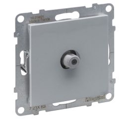 Suno TV nebo satelitní zásuvka typ F, barva hliník, Legrand 721363