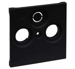 Suno krytka zásuvky TV-RD-SAT, 30mm, černá, Legrand 721474