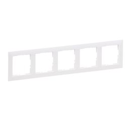 Suno rámeček pětinásobný, vodorovný i svislý, bílá, Legrand 721505