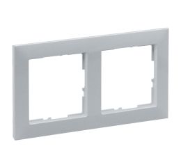 Suno rámeček dvojnásobný, vodorovný i svislý, barva hliník, Legrand 721512
