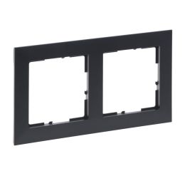 Suno rámeček dvojnásobný, vodorovný i svislý, antracit, Legrand 721552