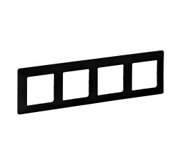 Valena LIFE rámeček čtyřnásobný černý vodorovný i svislý Legrand 754254