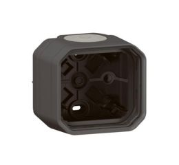 Plexo IP55 nástěnná krabice jednonásobná antracit Legrand 069601L