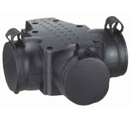 Zásuvka trojnásobná gumová 230V/16A Legrand 050578