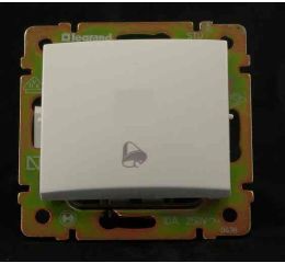 Valena tlačítko zvonku piktogram bílá typ 774216 Legrand