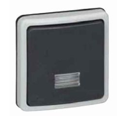 PLEXO 66 spínač č.6 schodišťový pro sestavy šedá typ 90480 IP66 Legrand bez krabice