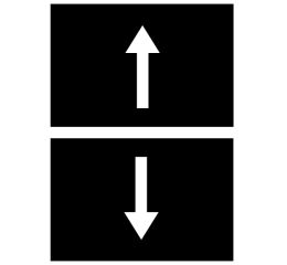 M22-DDL-S-X7/X7 dvojité tlačítko zvýšené s bílou čočkou pro signálku a popisem