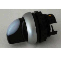 M22-WLK-W hlavice s otočným úchytem 2polohová bez aretace prosvětlená bílá