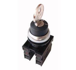 M22-WRS/K11 sestava ovládací hlavice s klíčem a 1spínacím a 1rozpínacím kontaktem