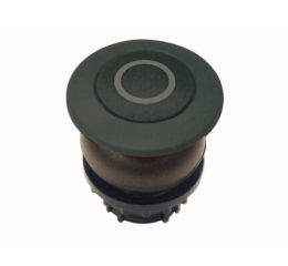 M22-DP-S-X0 tlačítko hřibové bez aretace,bez středového terčíku černé s popisem