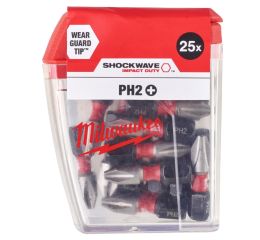 Šroubovací bit SHW PH2 25mm (balení 25ks) Milwaukee 4932430853