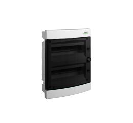 Rozvodnice 24-modulů pod omítku 2x12M IP40 PNF 24T plastové průhledné dveře NOARK 101514