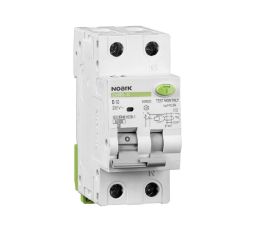 Proudový chránič 10A, Ex9BL-N 1P+N B10 30mA AC dvoupólový Noark 107620