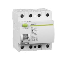 Proudový chránič 63A, Ex9L-H 30mA AC čtyřpólový Noark 108177