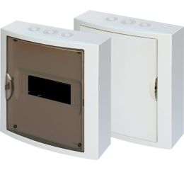 Rozvodnice  8-modulů na omítku 1x8M RZG-N-1S8 plastové neprůhledné dveře OEZ:40578