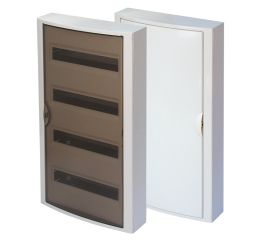 Rozvodnice 56-modulů na omítku 4x14M RZG-N-4S56 plastové neprůhledné dveře OEZ:40584