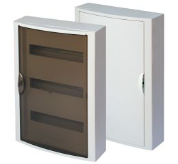 Rozvodnice  42-modulů na omítku 3x14M RZG-N-3T42 plastová průhledné dveře OEZ:40591