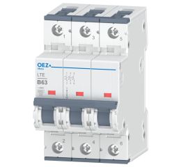 Jistič 63A, LTE 63/3/B (6kA) OEZ:41938