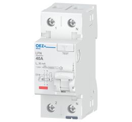 Proudový chránič 40A, LFN-40-2-030AC 30mA AC dvoupólový OEZ:42410