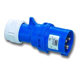 Vidlice 16A, 4pólová 230V IP44 TWIST šroubová svorka PCE 014-9