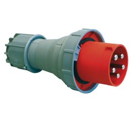 Vidlice 63A, 5pólová 400V IP67 šroubová svorka PCE 035-6