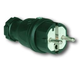Vidlice gumová 0521-s 16A/250V IP44 "PCE"