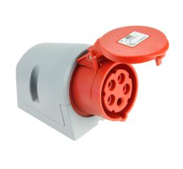 Zásuvka nástěnná 32A, 5pólová 400V IP44 bezšroubová svorka PCE 125-6TT