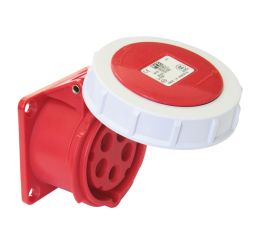 Zásuvka vestavná 16A, 3pólová 230V IP67 šroubová svorka PCE 3132-6