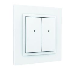 RFWB-40/G Nástěnný ovladač, 4 tlačítka, LED indikace, Hloubka přístroje 16mm. Základní pro