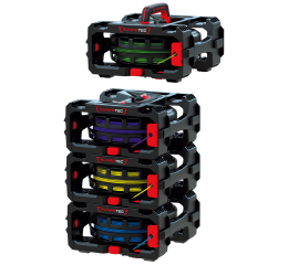 Odvíječ jednožilových vodičů, drátů a kabelů CB 260 Cable Box (sada 4 kabelových boxů) Runpotec 10216